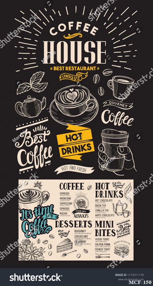 Tranh dán tường quán cà phê MCF-150